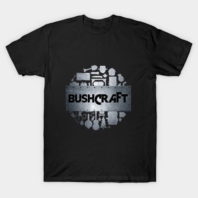 Bushcraft Metal T-Shirt by RataGorrata